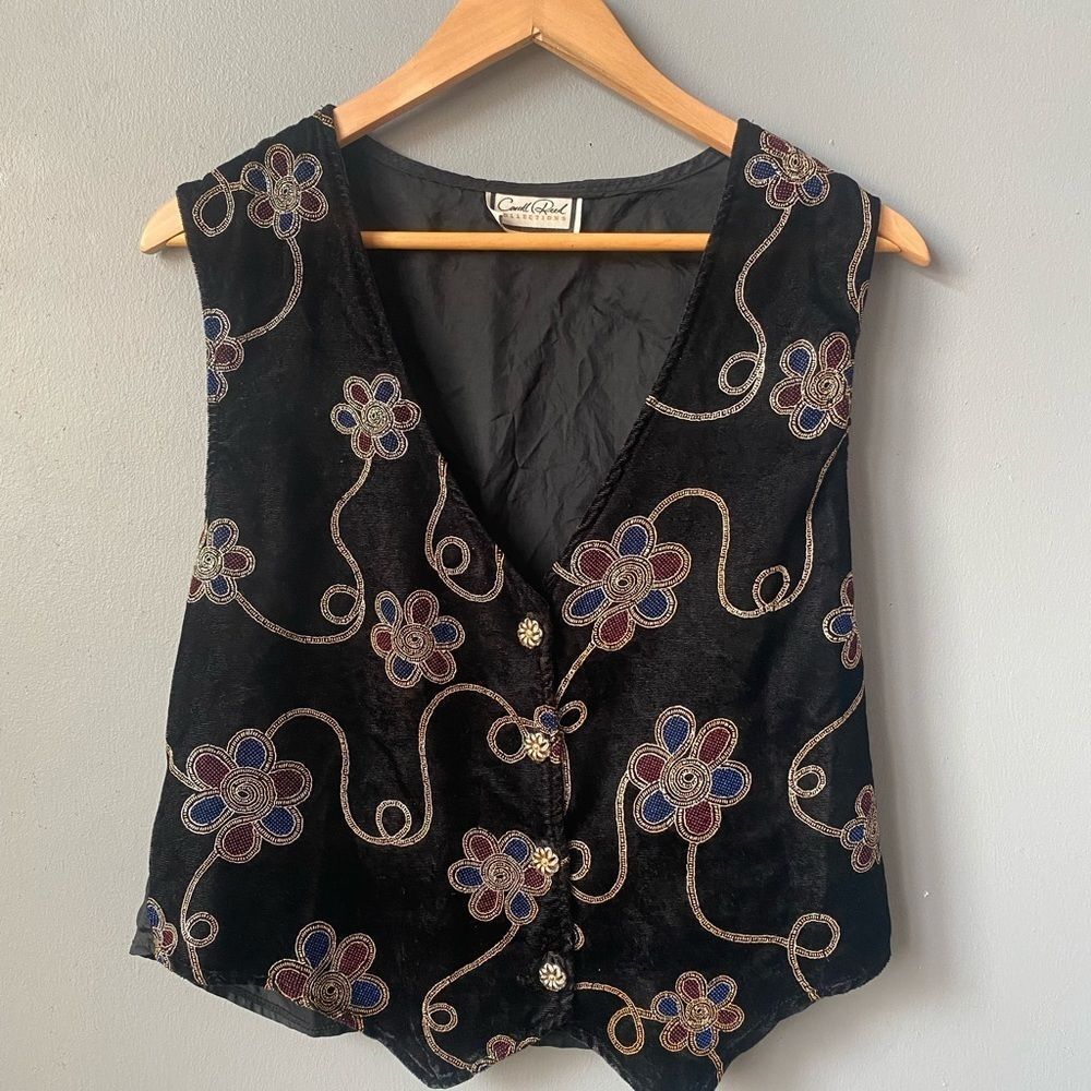 🌸Vintage Carroll Reed Vest🌸 - Picture 2 of 5